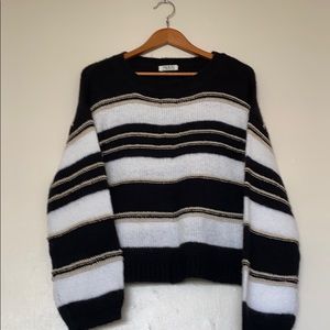 Jolie & Joy | Striped cropped sweater